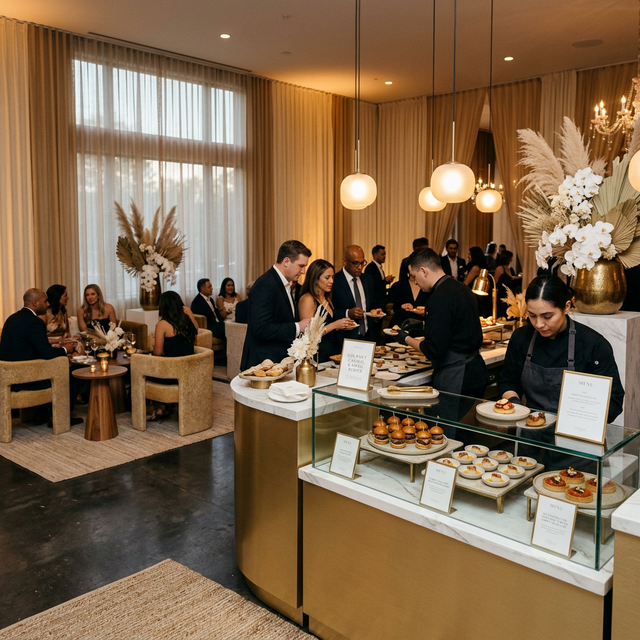 Fine dining catering