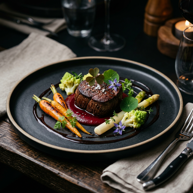 Plating profesional gourmet